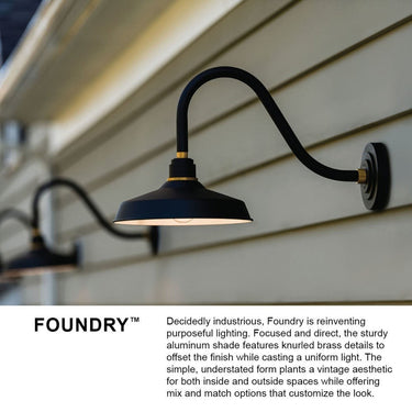 Hinkley Foundry Alternative Image 9.5" Classic Outdoor Small Wall Mount Barn Light Alternative Image 16