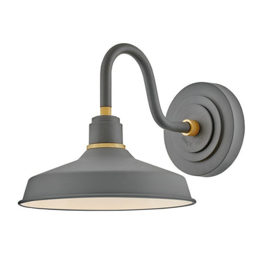 Hinkley Foundry 9.5" Classic Outdoor Small Wall Mount Barn Light 