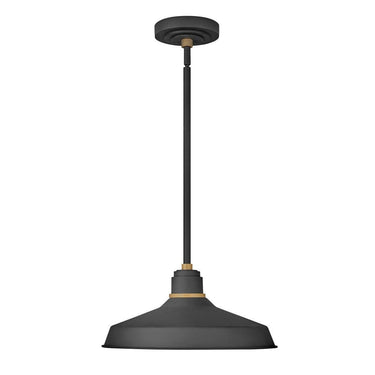 Hinkley Foundry Classic Outdoor Large Convertible Pendant Barn Light 