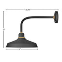 Hinkley Foundry Classic Outdoor Large Wall Mount Barn Light - Alternative Image 10413TK Alternative Image 1