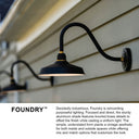 Hinkley Foundry Classic Outdoor Small Wall Mount Barn Light Alternative Image 18