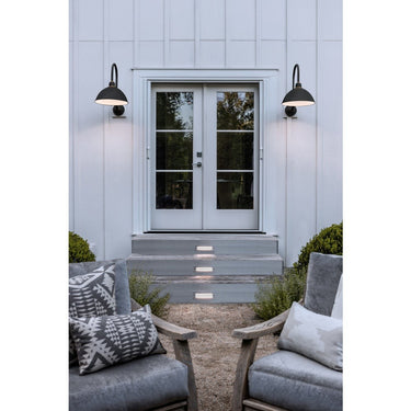 Hinkley Foundry Dome Outdoor Large Wall Mount Barn Light - Alternative Image 10645TK Alternative Image 2