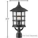 Hinkley Freeport Coastal Elements Alternative Image 12V LED Outdoor Medium Post Mount Lantern Alternative Image 5