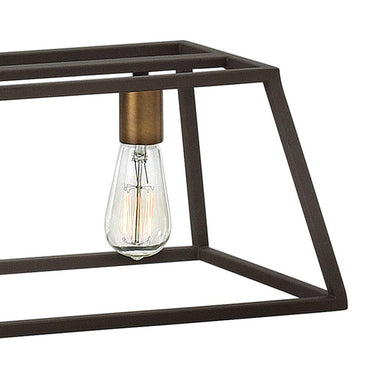 Hinkley Fulton Large Five Light Open Frame Linear Pendant Alternative Image 2