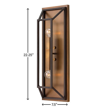 Hinkley Fulton Large Two Light Sconce Alternative Image 1