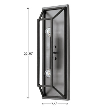 Hinkley Fulton Large Two Light Sconce Alternative Image 4