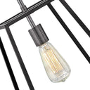 Hinkley Fulton Small Open Frame Pendant in Aged Zinc Finish Alternative Image 2