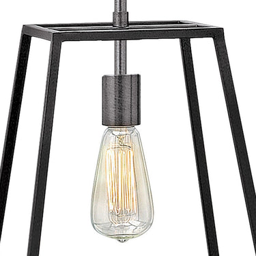 Hinkley Fulton Small Open Frame Pendant in Aged Zinc Finish Alternative Image 4
