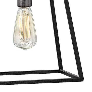 Hinkley Fulton Small Open Frame Pendant in Aged Zinc Finish Alternative Image 5