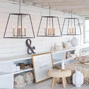 Hinkley Fulton Small Open Frame Pendant in Aged Zinc Finish Alternative Image 7