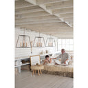 Hinkley Fulton Small Open Frame Pendant in Aged Zinc Finish Alternative Image 8