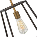 Hinkley Fulton Small Open Frame Pendant in Bronze Finish Alternative Image 2