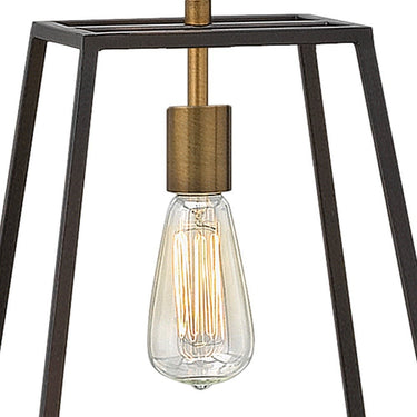 Hinkley Fulton Small Open Frame Pendant in Bronze Finish Alternative Image 4