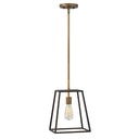 Hinkley Fulton Small Open Frame Pendant in Bronze Finish 