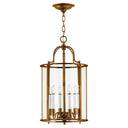 Hinkley Gentry Medium Single Tier Pendant in Heirloom Brass Finish 