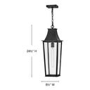 Hinkley Georgetown Alternative Image 8.5" Outdoor Large Hanging Lantern Alternative Image 1