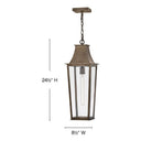 Hinkley Georgetown Alternative Image 8.5" Outdoor Large Hanging Lantern Alternative Image 9
