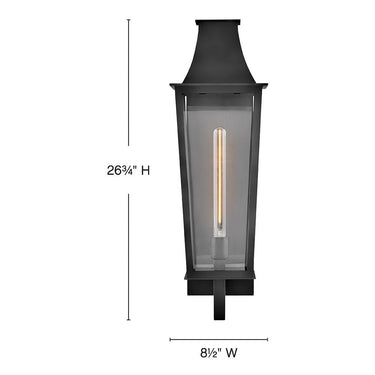 Hinkley Georgetown Outdoor Large Wall Mount Lantern - HL28895 Alternative Image 1