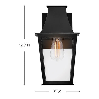 Hinkley Georgetown Outdoor Small Wall Mount Lantern Alternative Image 1