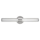 Hinkley Georgette Medium LED Vanity Wall Sconce in Polished Nickel Finish Alternative Image 2