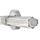 Hinkley Georgette Medium LED Vanity Wall Sconce in Polished Nickel Finish Alternative Image 3