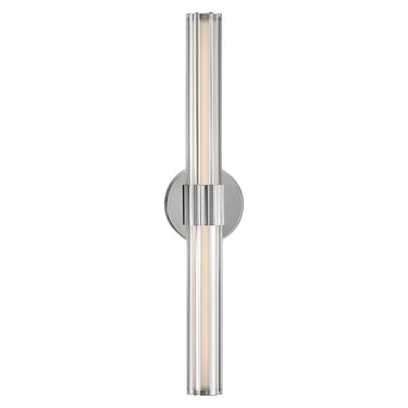 Hinkley Georgette Medium LED Vanity Wall Sconce in Polished Nickel Finish Alternative Image 4