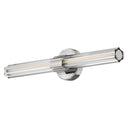 Hinkley Georgette Medium LED Vanity Wall Sconce in Polished Nickel Finish Alternative Image 6