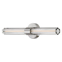 Hinkley Georgette Medium LED Vanity Wall Sconce in Polished Nickel Finish 