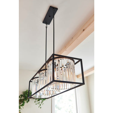 Hinkley Giada Small Three Light Linear Pendant Alternative Image 4