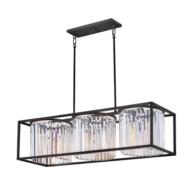 Hinkley Giada Small Three Light Linear Pendant 