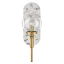 Hinkley Gilda Medium Single Light Sconce in Heritage Brass Finish Alternative Image 1