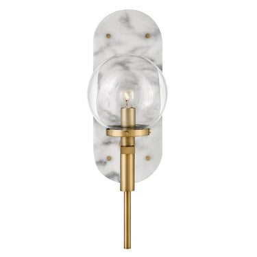 Hinkley Gilda Medium Single Light Sconce in Heritage Brass Finish Alternative Image 1