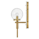 Hinkley Gilda Medium Single Light Sconce in Heritage Brass Finish Alternative Image 2