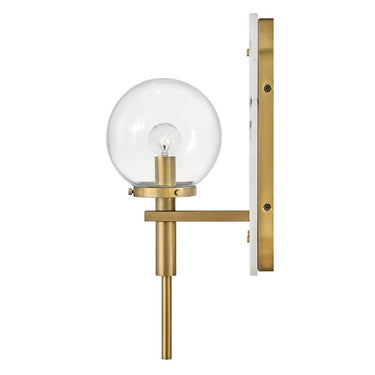 Hinkley Gilda Medium Single Light Sconce in Heritage Brass Finish Alternative Image 2