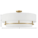 Hinkley Graham Large Convertible Semi-flush Mount Alternative Image 14