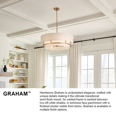 Hinkley Graham Large Convertible Semi-flush Mount Alternative Image 18