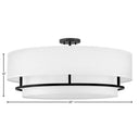 Hinkley Graham Large Convertible Semi-flush Mount Alternative Image 6