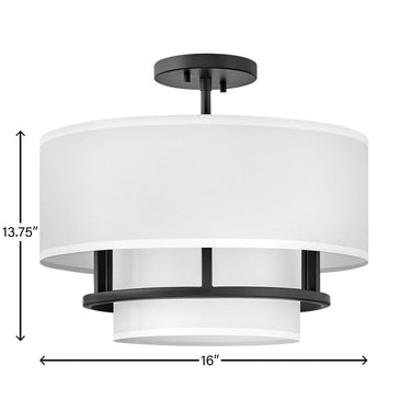 Hinkley Graham Medium Semi-flush Mount - HL38893 Alternative Image 1