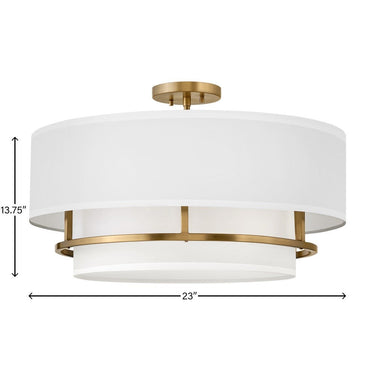 Hinkley Graham Medium Semi-Flush Mount - HL38894 Alternative Image 8