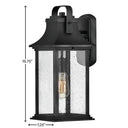 Hinkley Grant Outdoor Medium Wall Mount Lantern - HL2394 Alternative Image 2