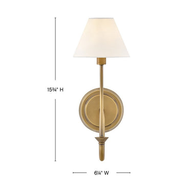 Hinkley Greta Medium Single Light Sconce Alternative Image 8