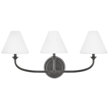Hinkley Greta Medium Three Light Vanity Wall Sconce Alternative Image 2