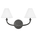 Hinkley Greta Small Two Light Vanity Wall Sconce Alternative Image 2