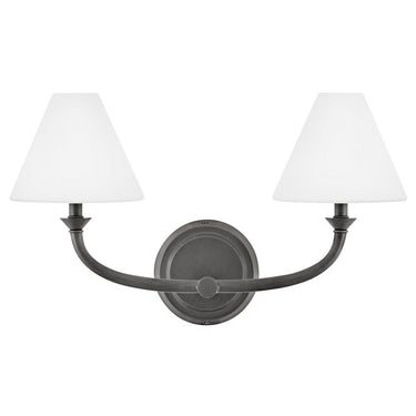 Hinkley Greta Small Two Light Vanity Wall Sconce Alternative Image 2