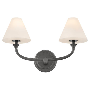 Hinkley Greta Small Two Light Vanity Wall Sconce Alternative Image 3