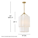 Hinkley Gwen Large Pendant Alternative Image 9