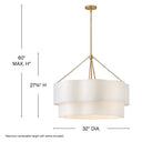 Hinkley Gwen Medium Drum Chandelier - HL47735 Alternative Image 9