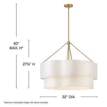 Hinkley Gwen Medium Drum Chandelier - HL47735 Alternative Image 9