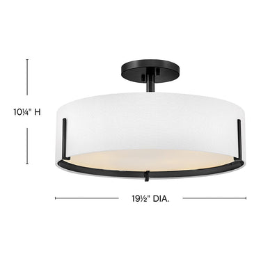 Hinkley Halle Medium Semi-Flush Mount - HL47573 Alternative Image 1