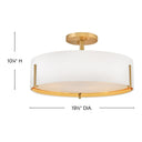 Hinkley Halle Medium Semi-Flush Mount - HL47573 Alternative Image 8